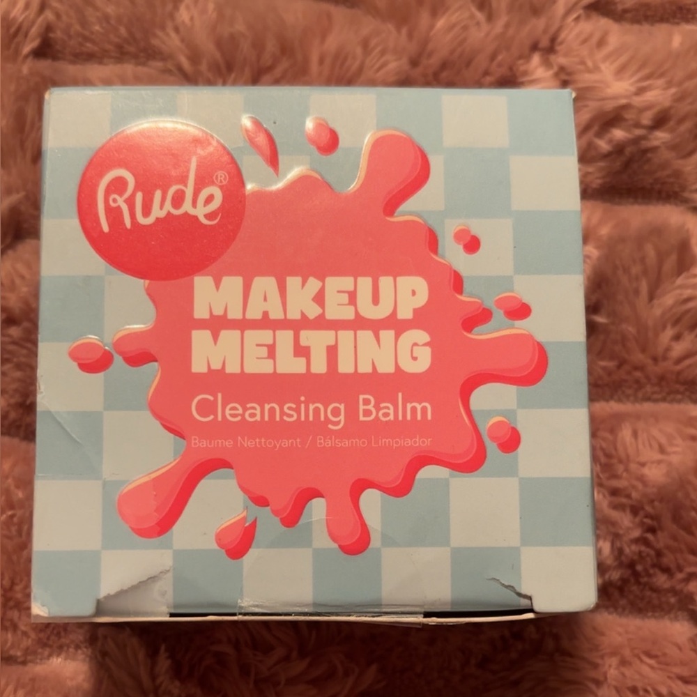 RUDE Cosmetics Makeup Melting Cleansing Balm -non greasy & non drying BNIB